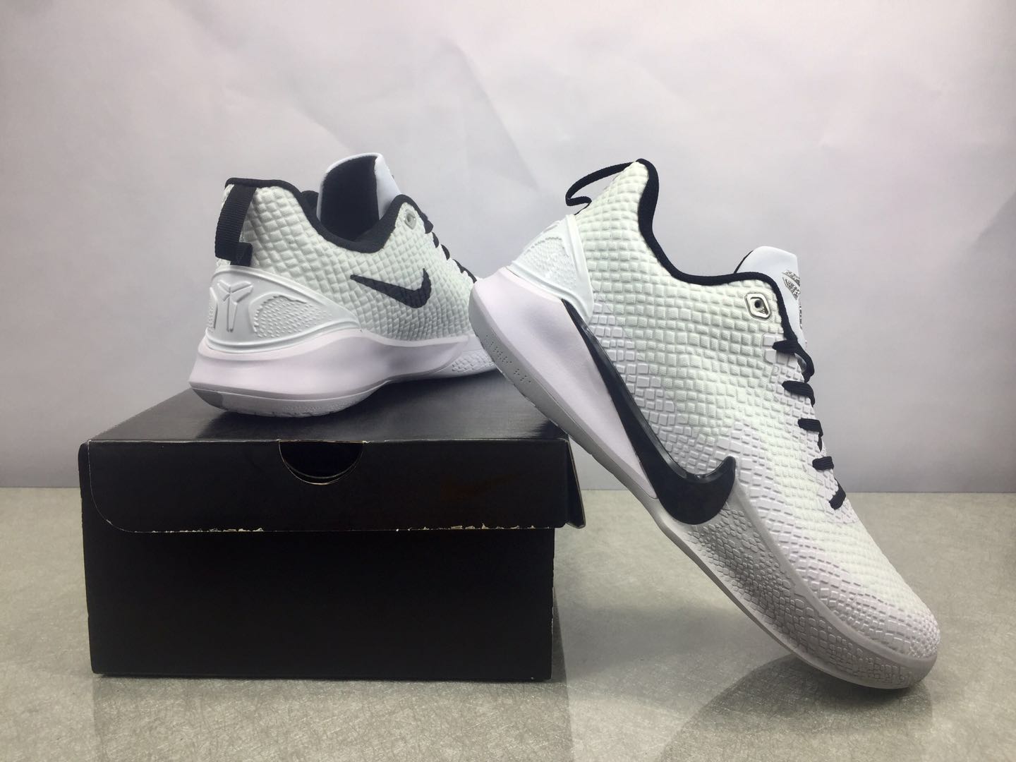 2020 Men Nike Mamba Focus EP Kobe White Grey Shoes